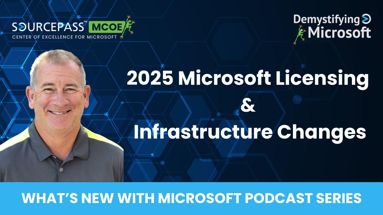 January 2025 Microsoft Licensing and Infrastructure Changes | Microsoft Podcast 